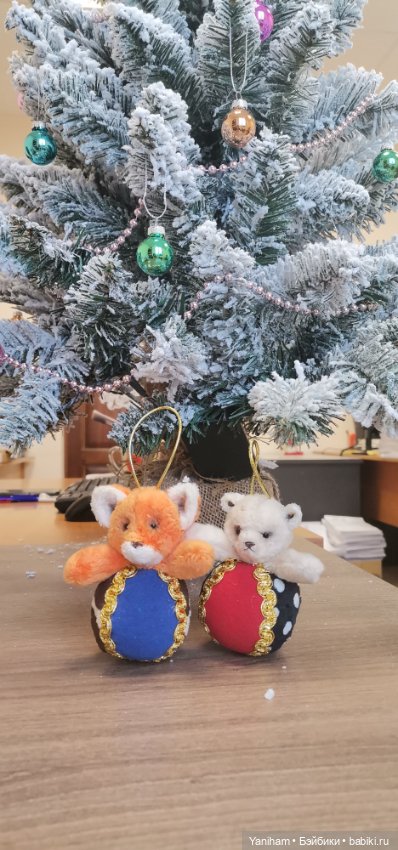 Мишка шарик в стиле тедди (фото 8)