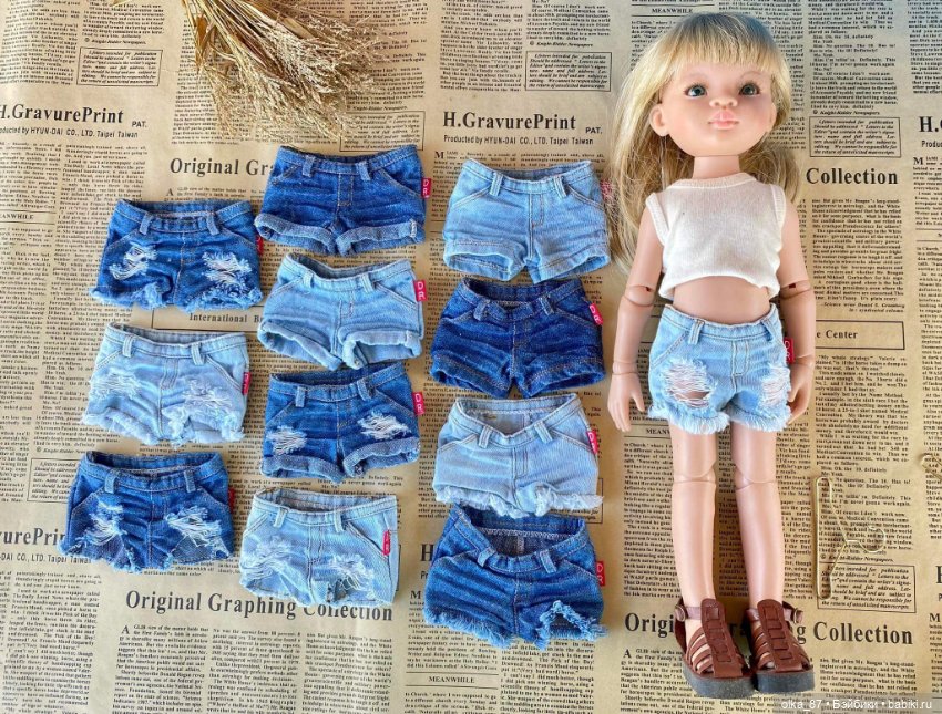 Джинсовые шорты DR на Паолок (фото 6)