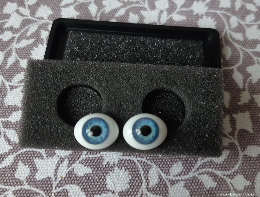 Стекляные глазки рыбки Kemper 16мм