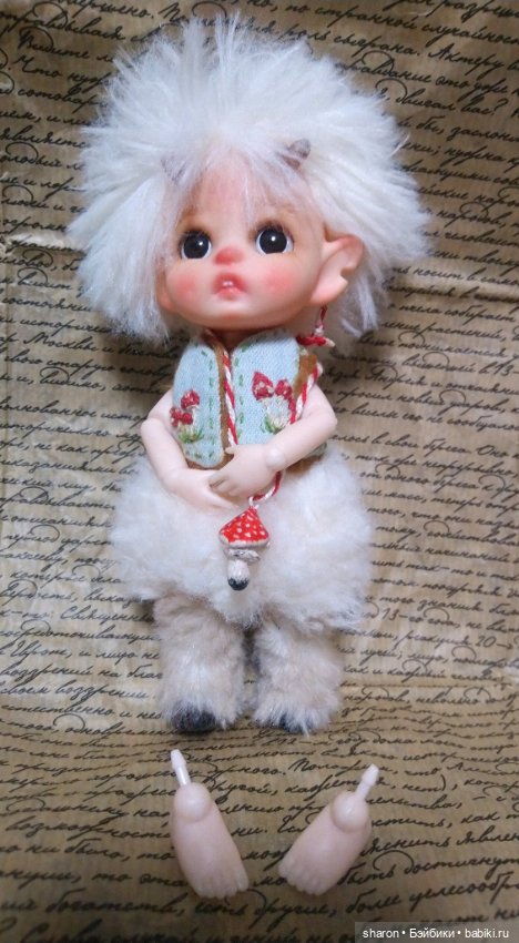 Малыш Фавн — ООАК (кастом куклы) (фото 2)
