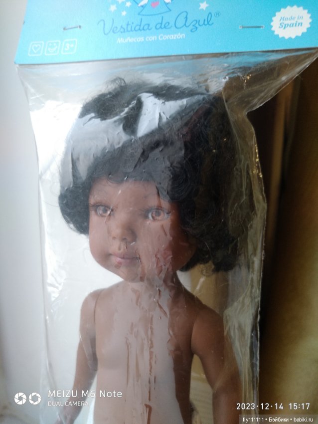 Карлотта Vestida de Azul милейшая девочка с темным виниллом и черными кудряшками 2017 года выпуска (фото 4)