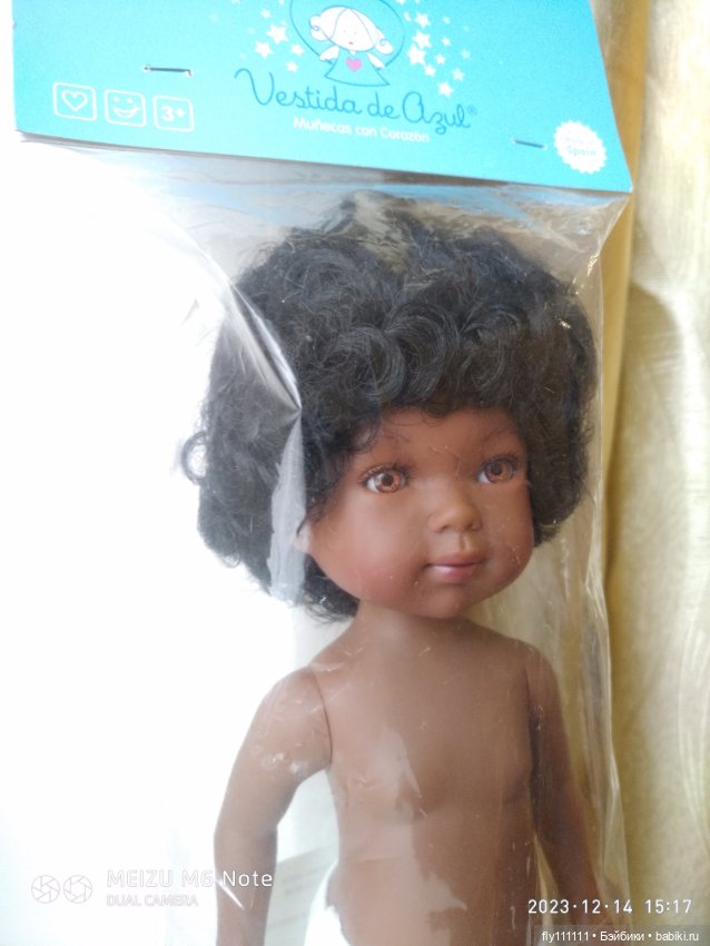 Карлотта Vestida de Azul милейшая девочка с темным виниллом и черными кудряшками 2017 года выпуска (фото 3)