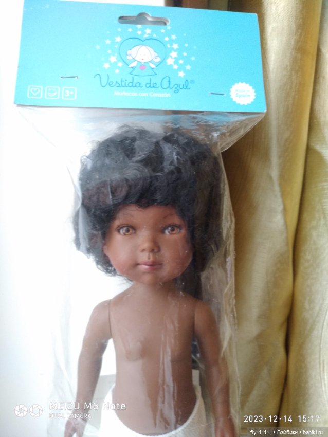 Карлотта Vestida de Azul милейшая девочка с темным виниллом и черными кудряшками 2017 года выпуска (фото 5)