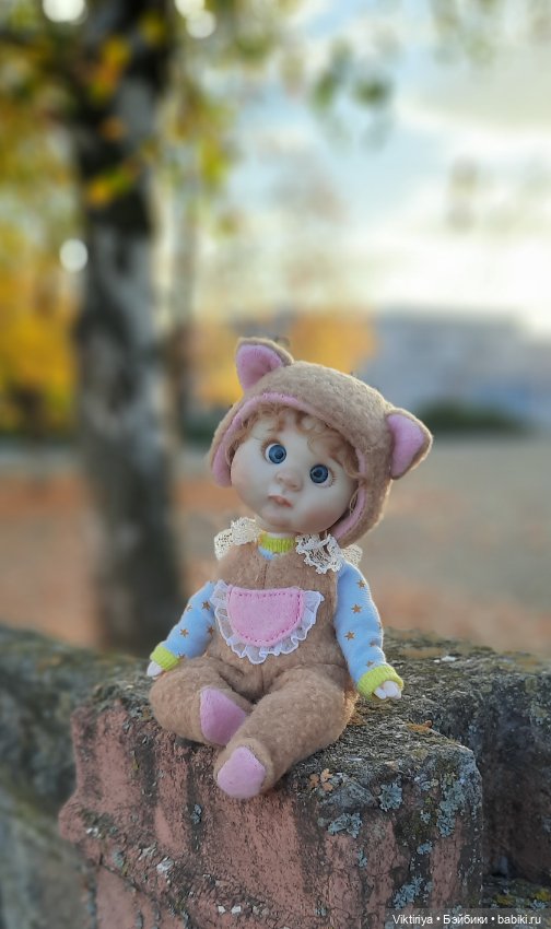 Катюша. Авторская куколка на шарнирном теле (фото 6)