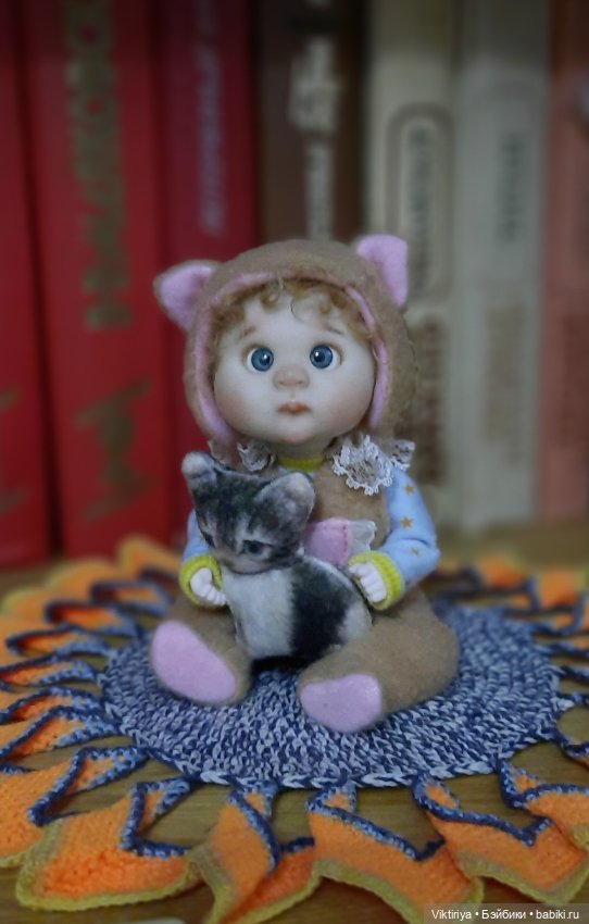 Катюша. Авторская куколка на шарнирном теле (фото 7)