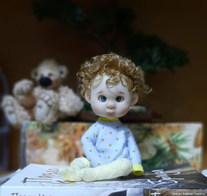 Катюша. Авторская куколка на шарнирном теле (фото 3)