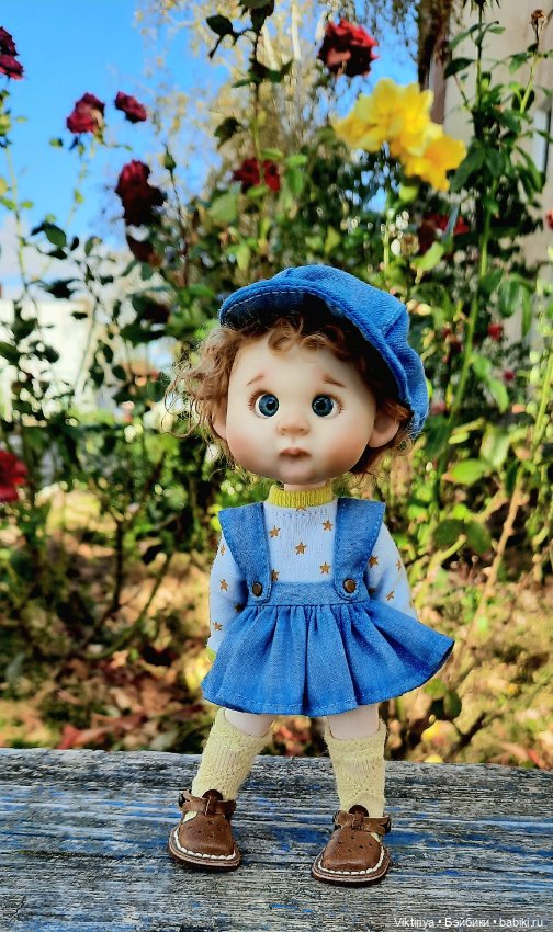 Катюша. Авторская куколка на шарнирном теле (фото 4)