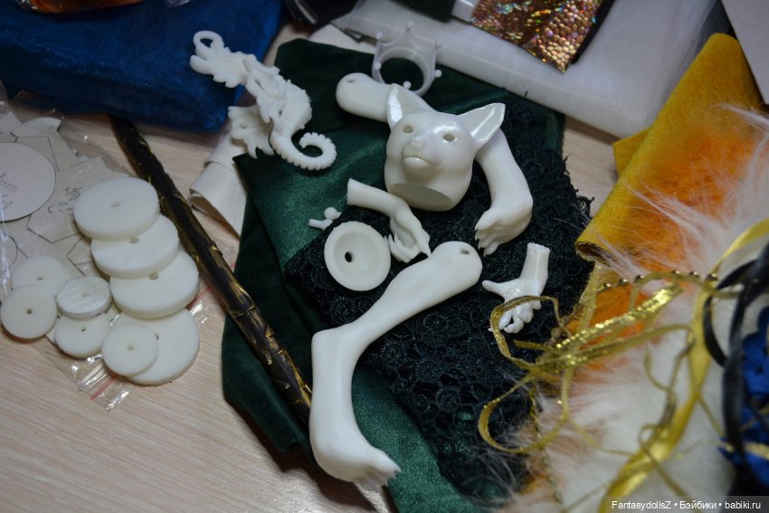 Набор для самостоятельного создания куклы антро лиса Марлиса (фото 6)