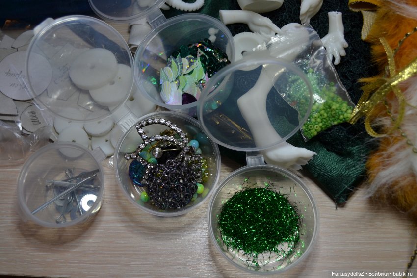 Набор для самостоятельного создания куклы антро лиса Марлиса (фото 7)