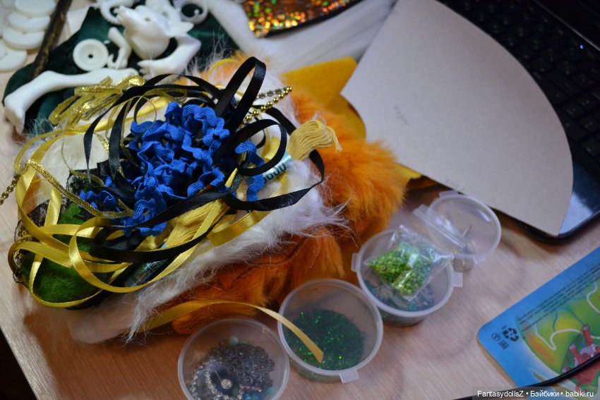 Набор для самостоятельного создания куклы антро лиса Марлиса (фото 2)