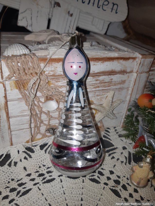 Елочные игрушки СССР — Винтажные куклы и игрушки детства (фото 3)