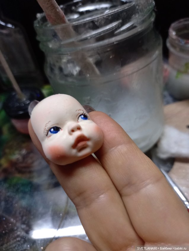 Личики для ватной елочной игрушки (фото 2)