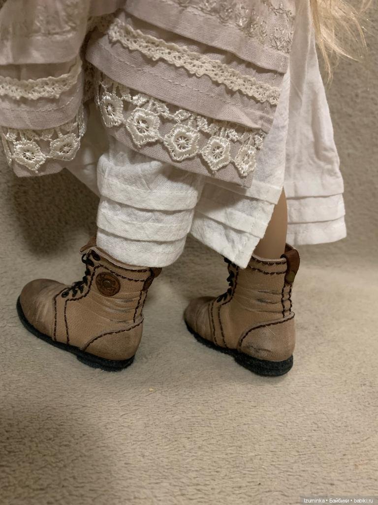 "Винтажные " кожаные ботинки для Diana Effner Little Darling (фото 9)