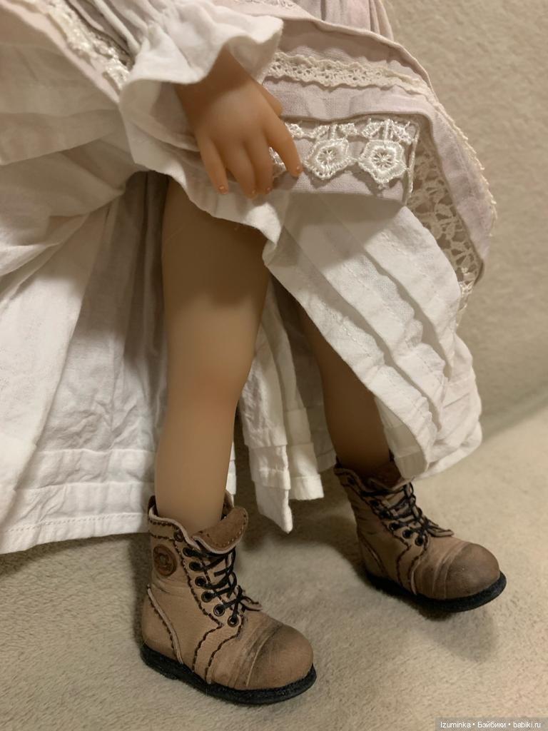 "Винтажные " кожаные ботинки для Diana Effner Little Darling (фото 2)