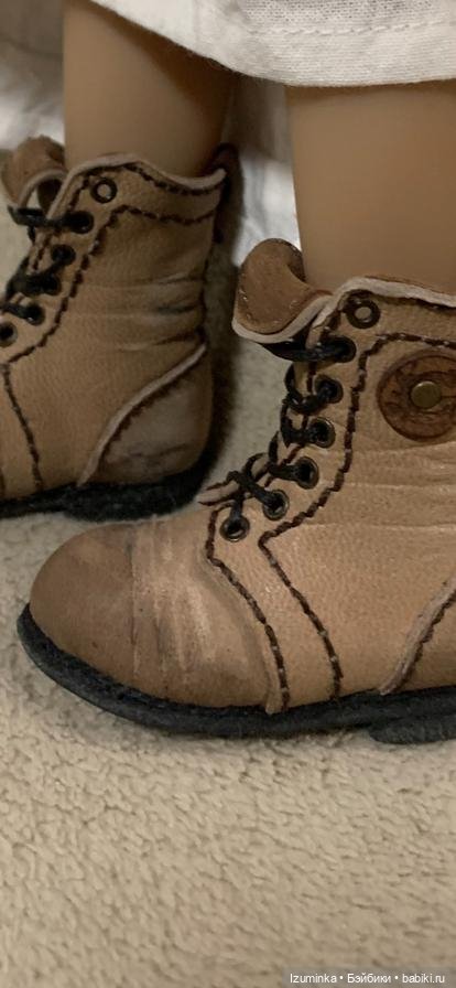 "Винтажные " кожаные ботинки для Diana Effner Little Darling (фото 7)