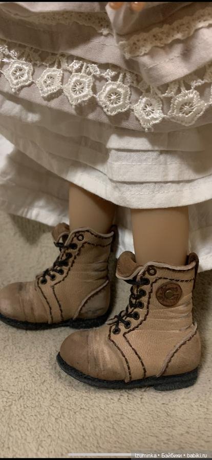"Винтажные " кожаные ботинки для Diana Effner Little Darling (фото 8)
