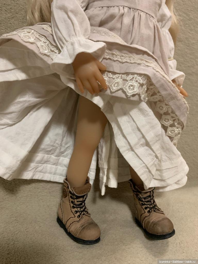 "Винтажные " кожаные ботинки для Diana Effner Little Darling (фото 3)