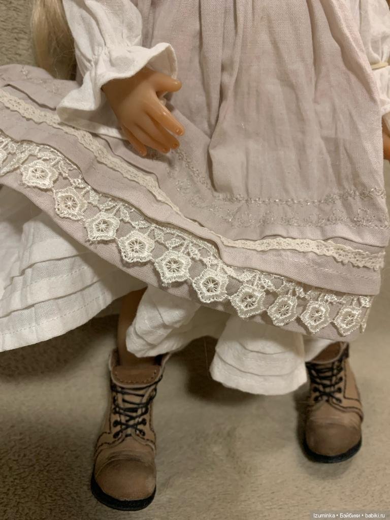 "Винтажные " кожаные ботинки для Diana Effner Little Darling (фото 5)