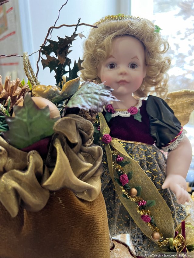 Кукла Faberge Рождественский Ангел (фото 8)