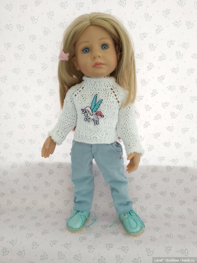 Одежда комбинезон микро вельвет для готц 36 литтл кидс little kids ella lotta (фото 5)