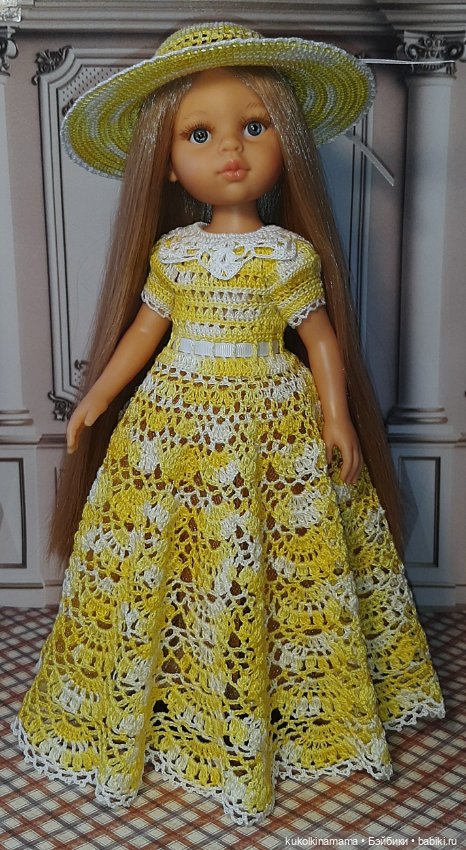 Платье для кукол Paola Reina