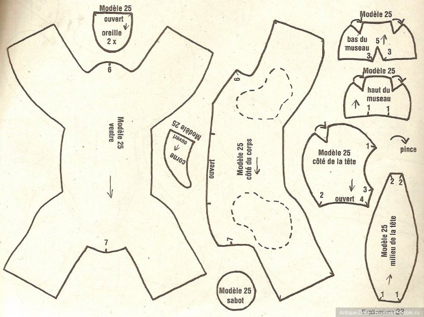 Журнaл о мягких игрушках "Animaux en peluche" (фото 5)