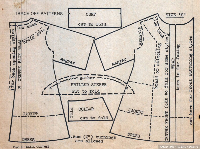 Популярнoe руководство " Dоlls Сlоthes аnd Rag Dоlls " (фото 4)