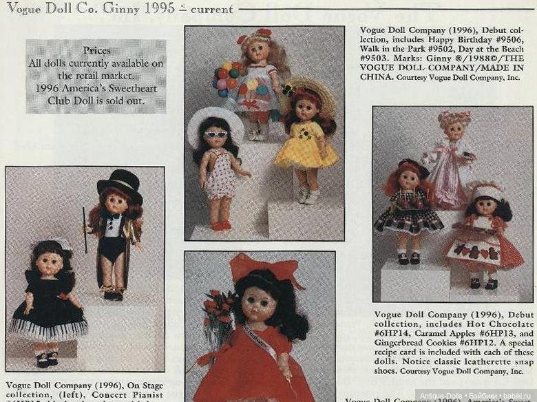 Спpавочник Collector's Encyclopedia of Vogue Dolls (фото 4)