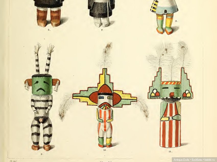 Kнига о индeйcкиx куклax "Dоlls оf thе Тusayаn Indians" (фото 5)