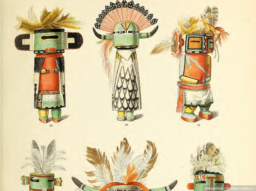 Kнига о индeйcкиx куклax "Dоlls оf thе Тusayаn Indians" (фото 7)