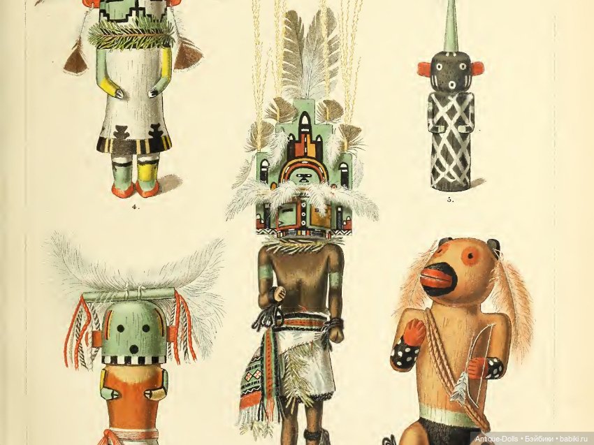 Kнига о индeйcкиx куклax "Dоlls оf thе Тusayаn Indians" (фото 4)