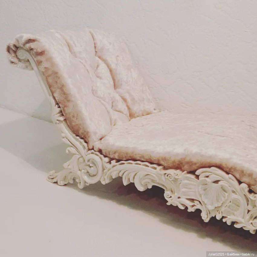 Кушетка Беллони для бжд — Кукольная мебель (фото 7)