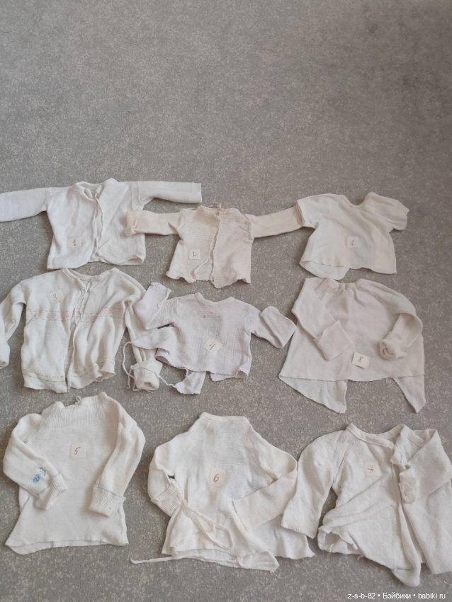 Винтажные кофточки от пупсов Шильдкрот