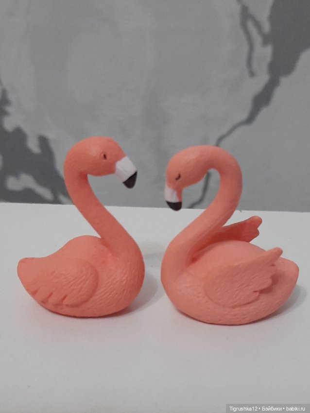 Фламинго — Миниатюра для кукол