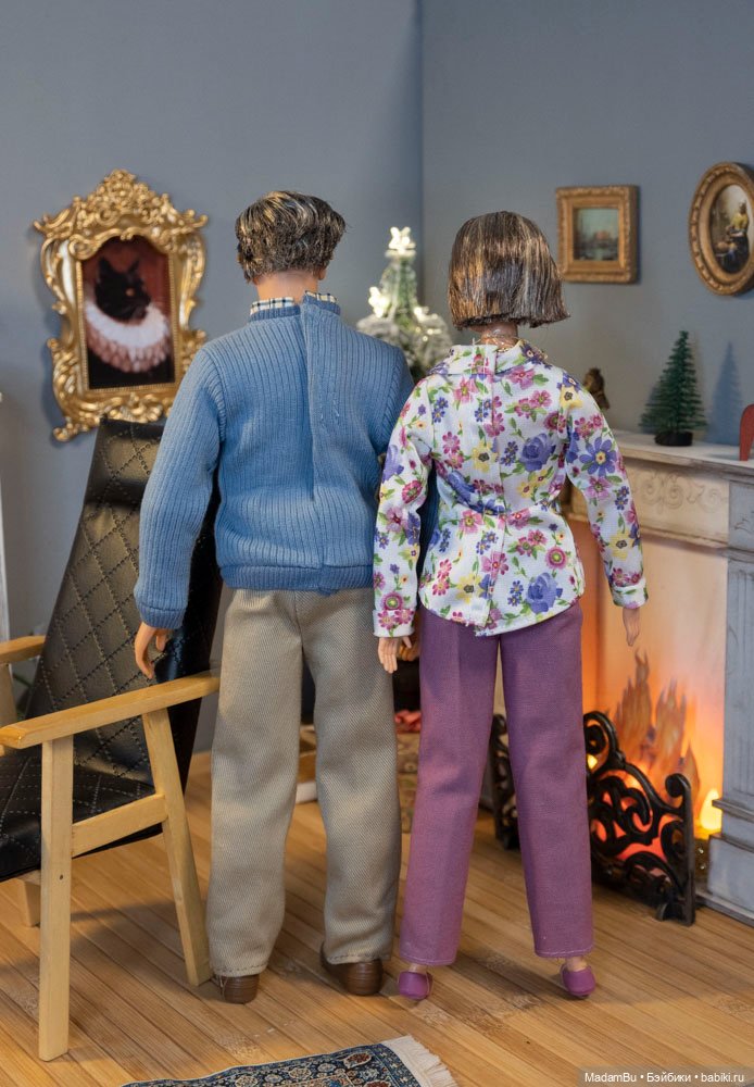 Бабушка и дедушка Happy Family Mattel 2003 (фото 8)