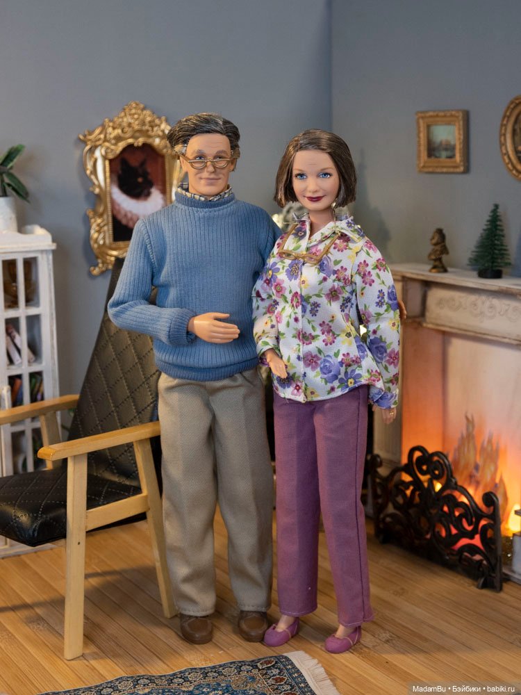 Бабушка и дедушка Happy Family Mattel 2003 (фото 2)