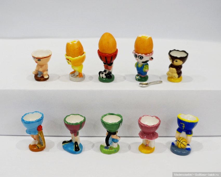 Подставки под яички. Французская фарфоровая миниатюра (фото 10)