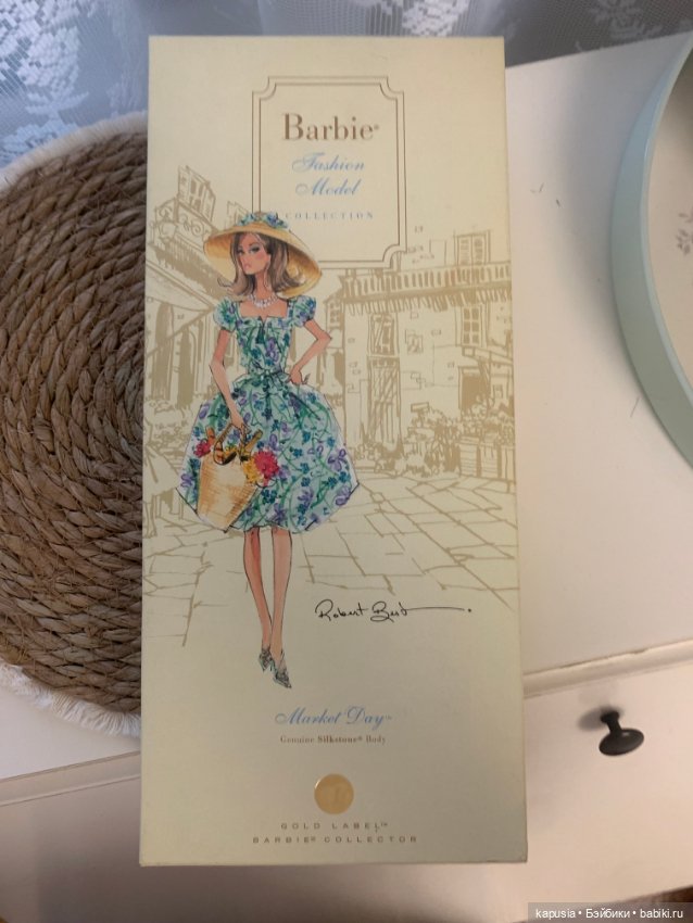 MARKET DAY SILKSTONE BARBIE DOLL 2007 GOLD LABEL (фото 5)