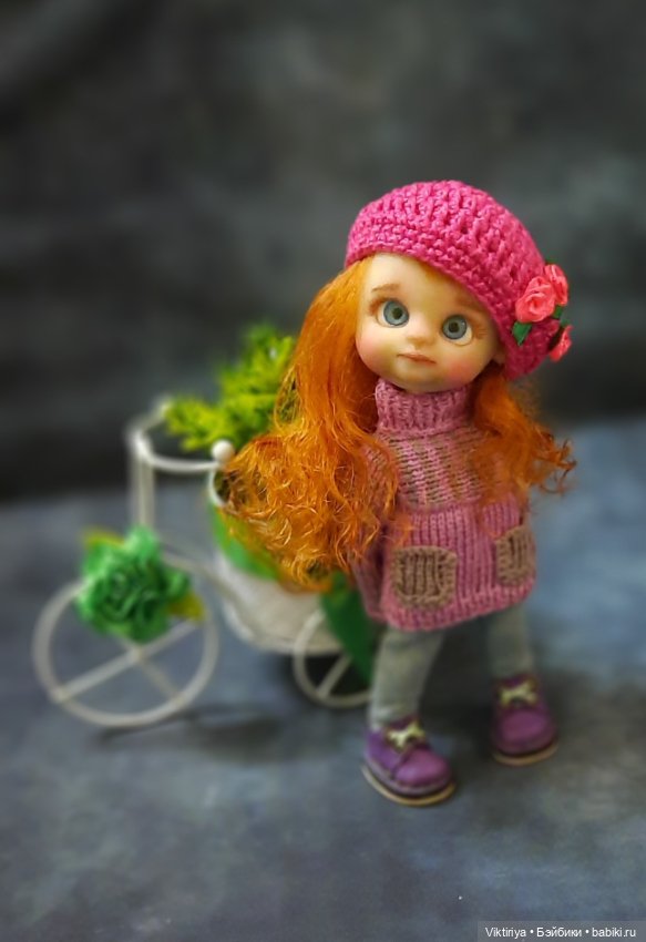 Эльфочка. Куколка на шарнирном теле (фото 7)