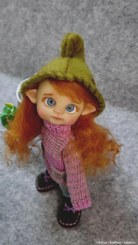 Эльфочка. Куколка на шарнирном теле (фото 2)