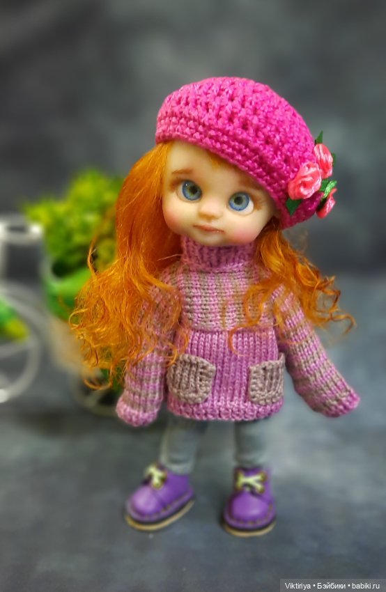 Эльфочка. Куколка на шарнирном теле (фото 6)