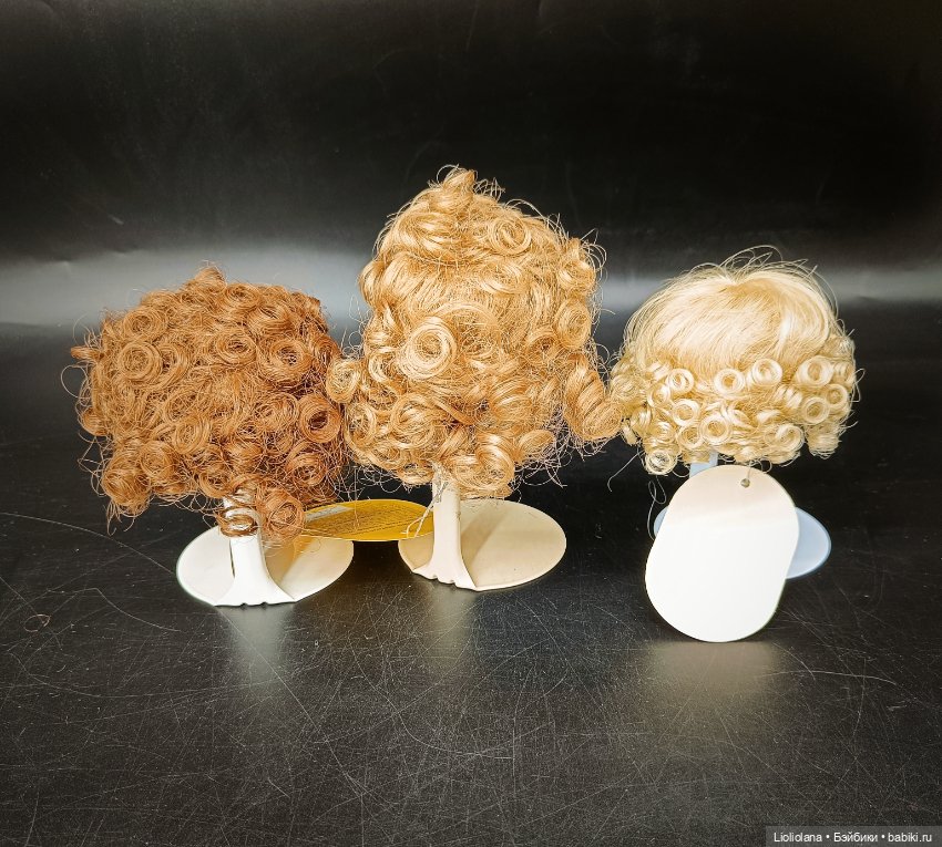 Винтажные парики для кукол Размер 6"-7" (фото 6)