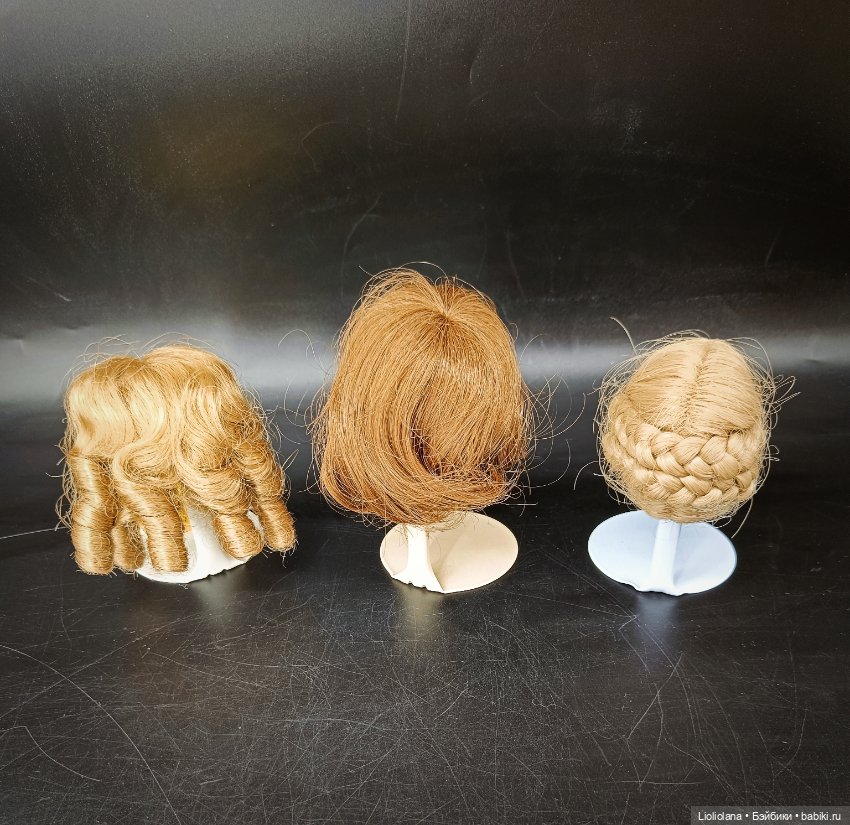 Винтажные парики для кукол Размер 6"-7" (фото 4)