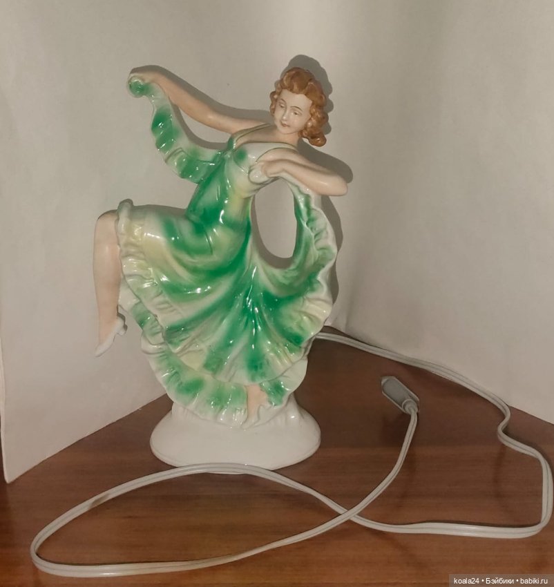 Статуэтка Светильник Ночник Танцовщица Германия