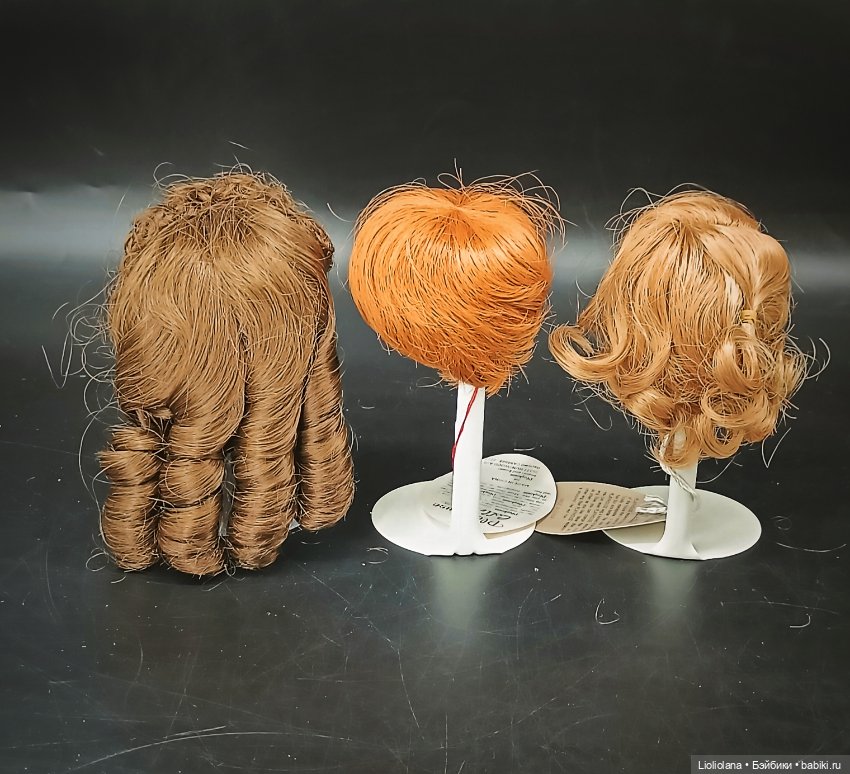 Винтажные парики для кукол Размер 8"-9" (фото 6)