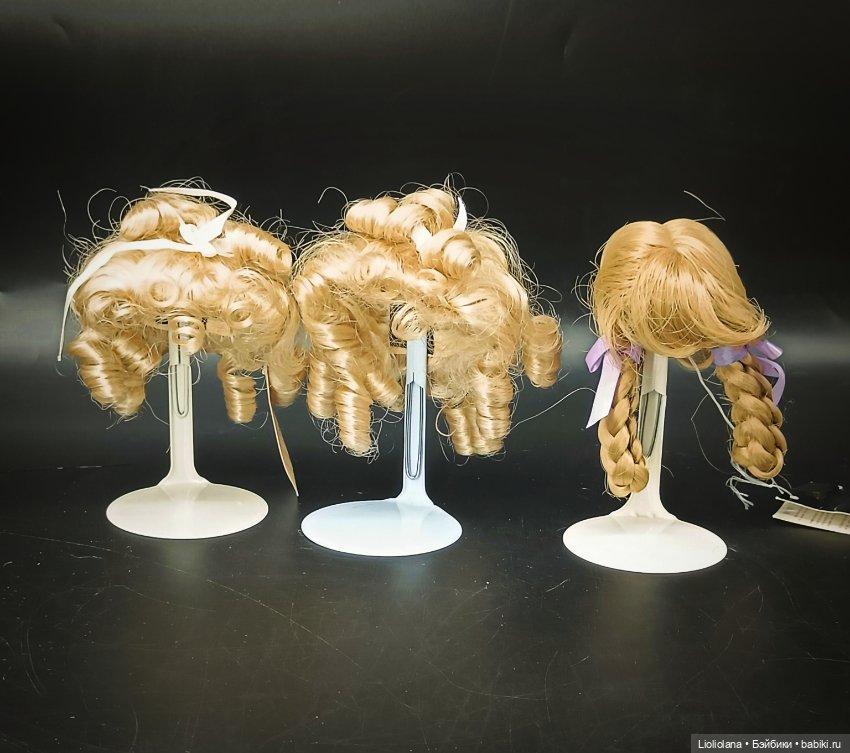 Винтажные парики для кукол Размер 8"-9" (фото 3)