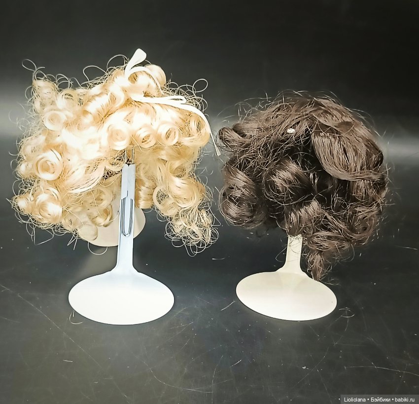 Винтажные парики для кукол Размер 8"-9" (фото 7)