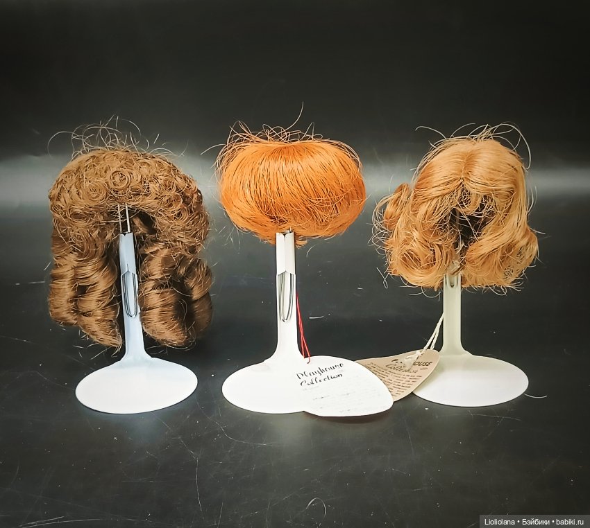 Винтажные парики для кукол Размер 8"-9" (фото 5)