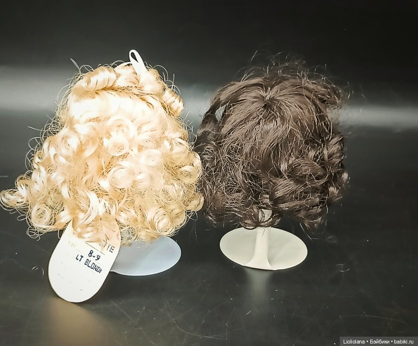 Винтажные парики для кукол Размер 8"-9" (фото 8)