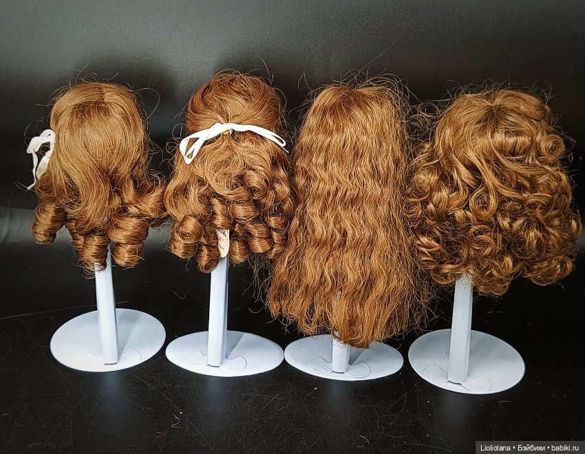 Винтажные парики для кукол Размер 9"-10" (фото 4)